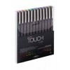 Набор линеров Touch Liner Brush 12 цветов (перо-кисть)