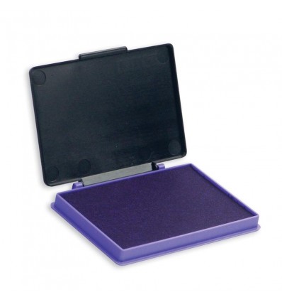 Штемпельная подушка Kores, 11х7 см, Цвет: фиолетовый