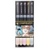 Набор маркеров CHAMELEON Pastel Tones / пастельные тона, 2 пера ( пулевидный и кисть), 5 цветов