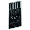 Набор линеров Touch Liner Brush 7 цветов (перо-кисть)