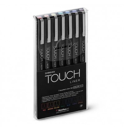 Набор линеров Touch Liner, 0.1мм, 7 цветов