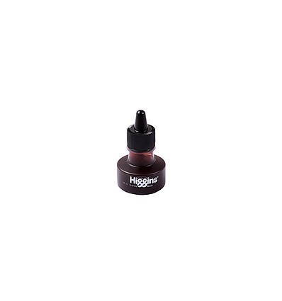 Пигментные чернила HIGGINS Pigment-Based BROWN (коричневый), водостойкие 29,6 мл