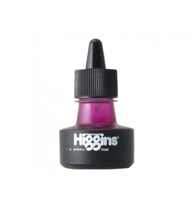 Пигментные чернила HIGGINS Pigment-Based VIOLET (фиолетовый), водостойкие 29,6 мл