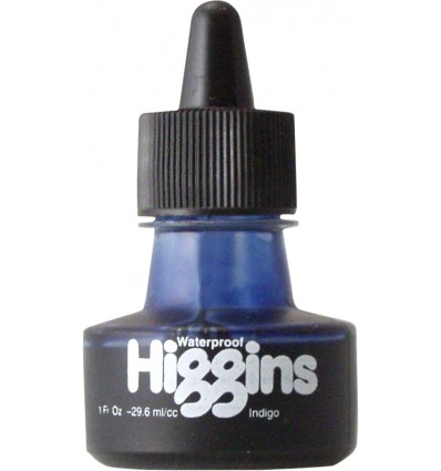 Чернила HIGGINS dye-based INDIGO (индиго), неводостойкие 29,6 мл