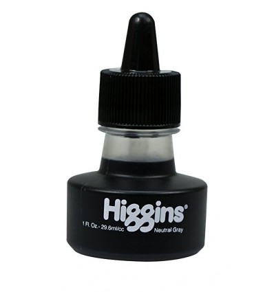 Чернила HIGGINS dye-based NEUTRAL GRAY (натуральный серый), неводостойкие 29,6 мл