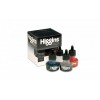 Набор чернил HIGGINS dye-based 4pc set, неводостойкие, 4цв (красный, синий, черный, белый) по 29,6 мл