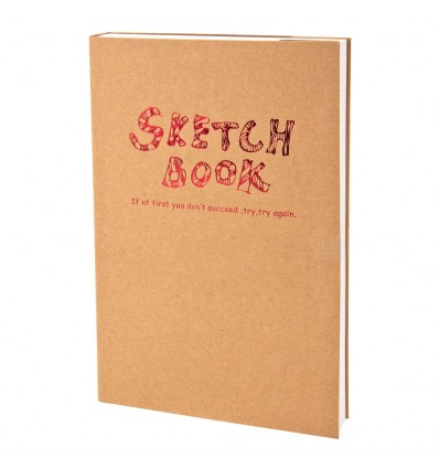 Альбом для графики Potentate Sketch Book (Craft Cover), А4 (21 x 29см), 100гр., 120л, обложка крафт