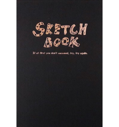 Альбом для графики Potentate Sketch Book (Black Cover), А5 (14,2 x 21см), 100гр., 120л, черная обложка