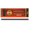 Сепия для цангового карандаша KOH-I-NOOR Gioconda 4378, темно-коричневая, 5,6 мм, 6 шт./уп