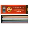 Набор цветных грифелей KOH-I-NOOR Gioconda 4380, d-5,6 мм, разные 6шт (4382, 4381, 4386, 4385, 4384, 4383), металлик