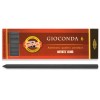 Набор графитовых грифелей KOH-I-NOOR Gioconda 4345, d-5,6 мм, 6шт черные (ретушь) тв. HB