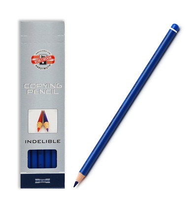 Копировальный карандаш (химический) KOH-I-NOOR COPPING 1561, синий, 1шт