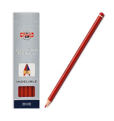 Копировальный карандаш (химический) KOH-I-NOOR COPPING 1561, красный, 1шт