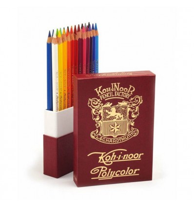Карандаши цветные Koh-i-Noor POLYCOLOR Retro 3824, в подарочной упаковке, 24 цвета