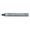 Маркер SAKURA Pen-Touch Calligrapher, плоский толстый стержень 5мм, Цвет: Серебряный