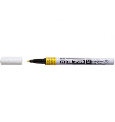 Маркер декоративный SAKURA Pen-Touch, круглый средний стержень 1.0мм, Цвет: Желтый