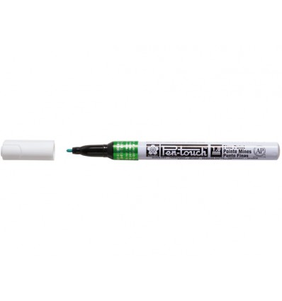 Маркер декоративный SAKURA Pen-Touch, круглый средний стержень 1.0мм, Цвет: Зеленый