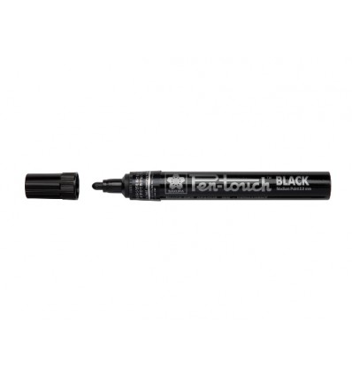 Маркер декоративный SAKURA Pen-Touch, круглый толстый стержень 2.0мм, Цвет: Черный