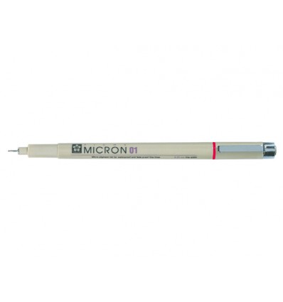 Капиллярная ручка Pigma Micron 01 SAKURA, 0.25мм, Цвет: Красный