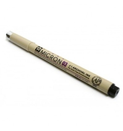 Капиллярная ручка Pigma Micron 03 SAKURA, 0.35мм, Цвет: Черный