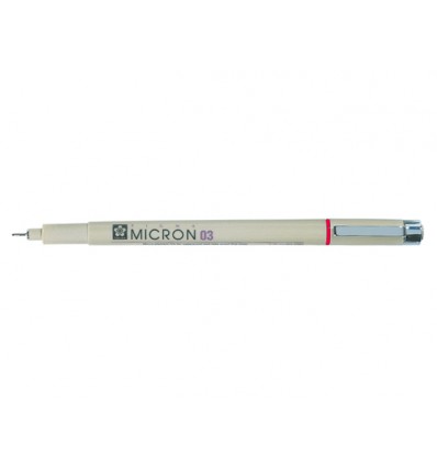 Капиллярная ручка Pigma Micron 03 SAKURA, 0.35мм, Цвет: Красный