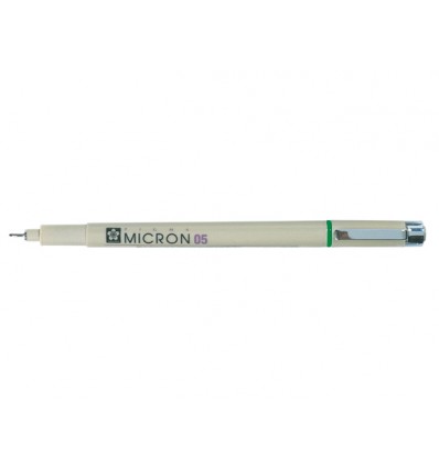 Капиллярная ручка Pigma Micron 05 SAKURA, 0.45мм, Цвет: Зеленый