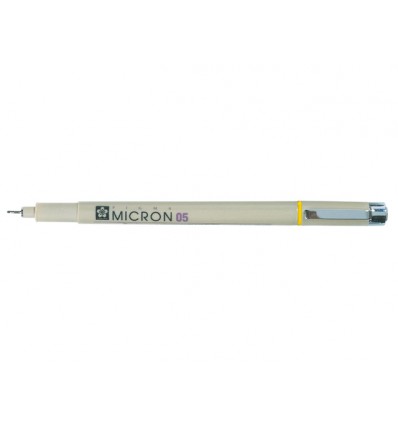 Капиллярная ручка Pigma Micron 05 SAKURA, 0.45мм, Цвет: Желтый