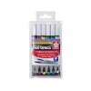 Набор декоративных маркеров SAKURA Pen-Touch, круглый средний стержень 1.0мм, 6 цветов