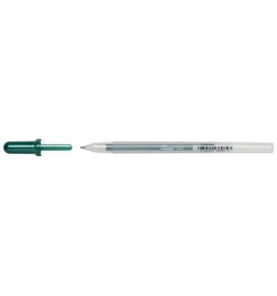 Ручка гелевая SAKURA GLAZE 3D-ROLLER глянцевая, Цвет: Темно-зеленый