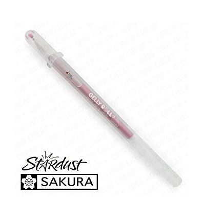 Гелевая ручка SAKURA Gelly Roll Stardust, мерцающая, Цвет: Розовато-лиловый