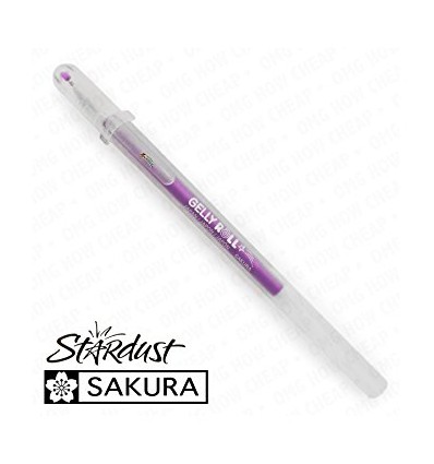 Гелевая ручка SAKURA Gelly Roll Stardust, мерцающая, Цвет: Роза