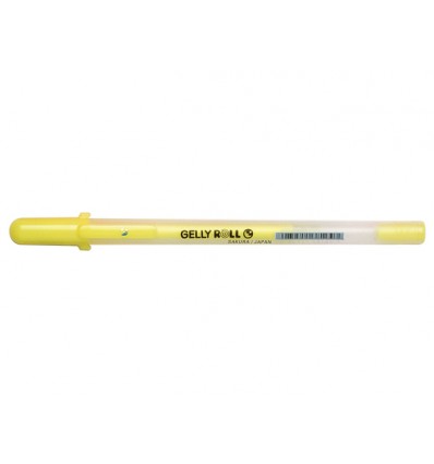 Ручка гелевая SAKURA Gelly Roll Moonlight, флюорисцентная, Цвет: Флюорисцентный желтый