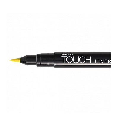 Линер Touch Liner Brush (перо-кисть), Цвет: Желтый