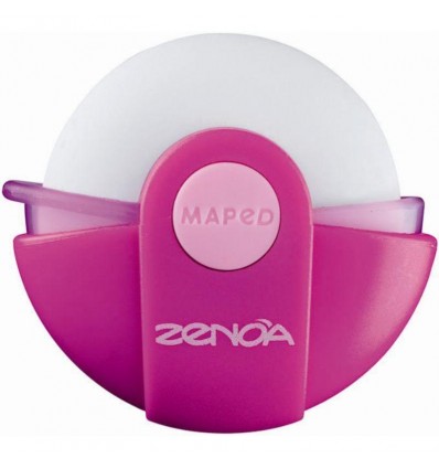 Ластик Maped Zenoa 011320 круглый виниловый, с поворотным футляром