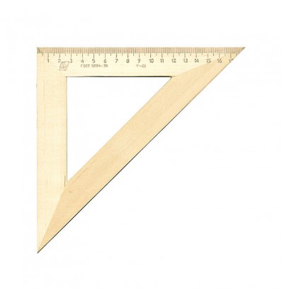 Треугольник деревянный Можга, 45*, 18 см