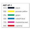 Набор маркеров Tombow ABT 06 Primary colors (основные цвета), 2 пера (кисть и тонкое) 6шт