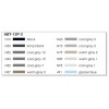 Набор маркеров Tombow ABT 12 Gray colors (серые тона), 2 пера (кисть и тонкое) 12шт