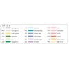 Набор маркеров Tombow ABT 18 Pastel colors (пастельные тона), 2 пера (кисть и тонкое) 18шт