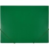 Папка на резинках Attache А4 пластиковая 0,6мм, до 200 листов, зеленая