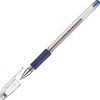 Ручка гелевая Crown с манжеткой, 0.7мм, синяя