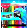 Карандаши цветные треугольные MAPED Color'Peps Animals , 24 цвета