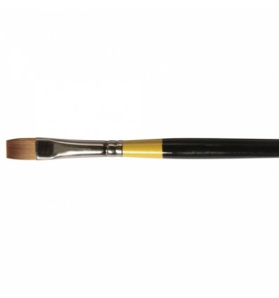 Кисть синтетика удлиненная плоская DALER ROWNEY SYSTEM 3, длинная ручка № 8