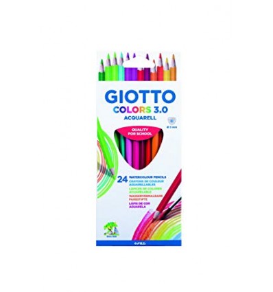 Набор цветных акварельных карандашей GIOTTO COLORS 3.0 277200, 24 цвета в картонной коробке
