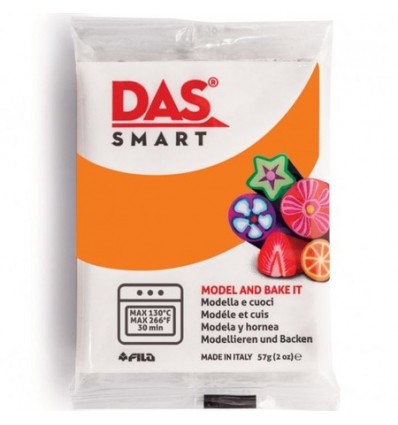 Полимерная глина (паста) для моделирования DAS SMART 321006, 57 гр., Оранжевая