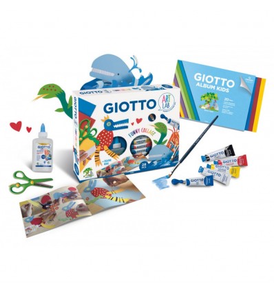 Художественный набор Giotto Art Lab 581500 из 28 предметов (гуашь, клей, альбом)