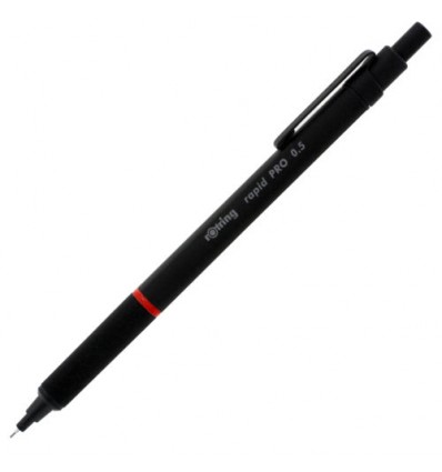 Механический карандаш ROTRING RAPID PRO, HB 0.5мм, черный корпус