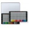 Набор акварельных цветных карандашей STAEDTLER Karat Aquarell, 48 цветов в металлической коробке