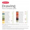 Набор цветных карандашей Derwent DRAWING 24 цвета природы, в металлической коробке