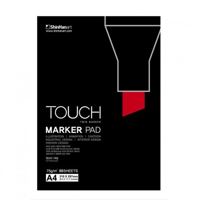Альбом для маркеров Touch twin Marker Pad A4 (210х297мм), 50 листов