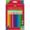 Набор цветных треугольных карандашей FABER-CASTELL JUMBO, 30 цветов, точилка